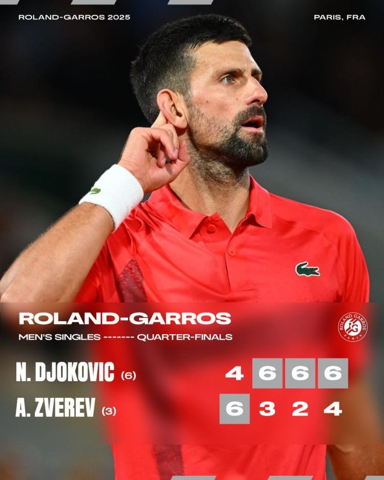 包含法国网球队强势西班牙网球队，德约科维奇爆发神勇的词条